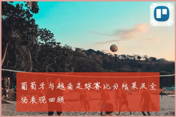 葡萄牙与越南足球赛比分结果及全场表现回顾